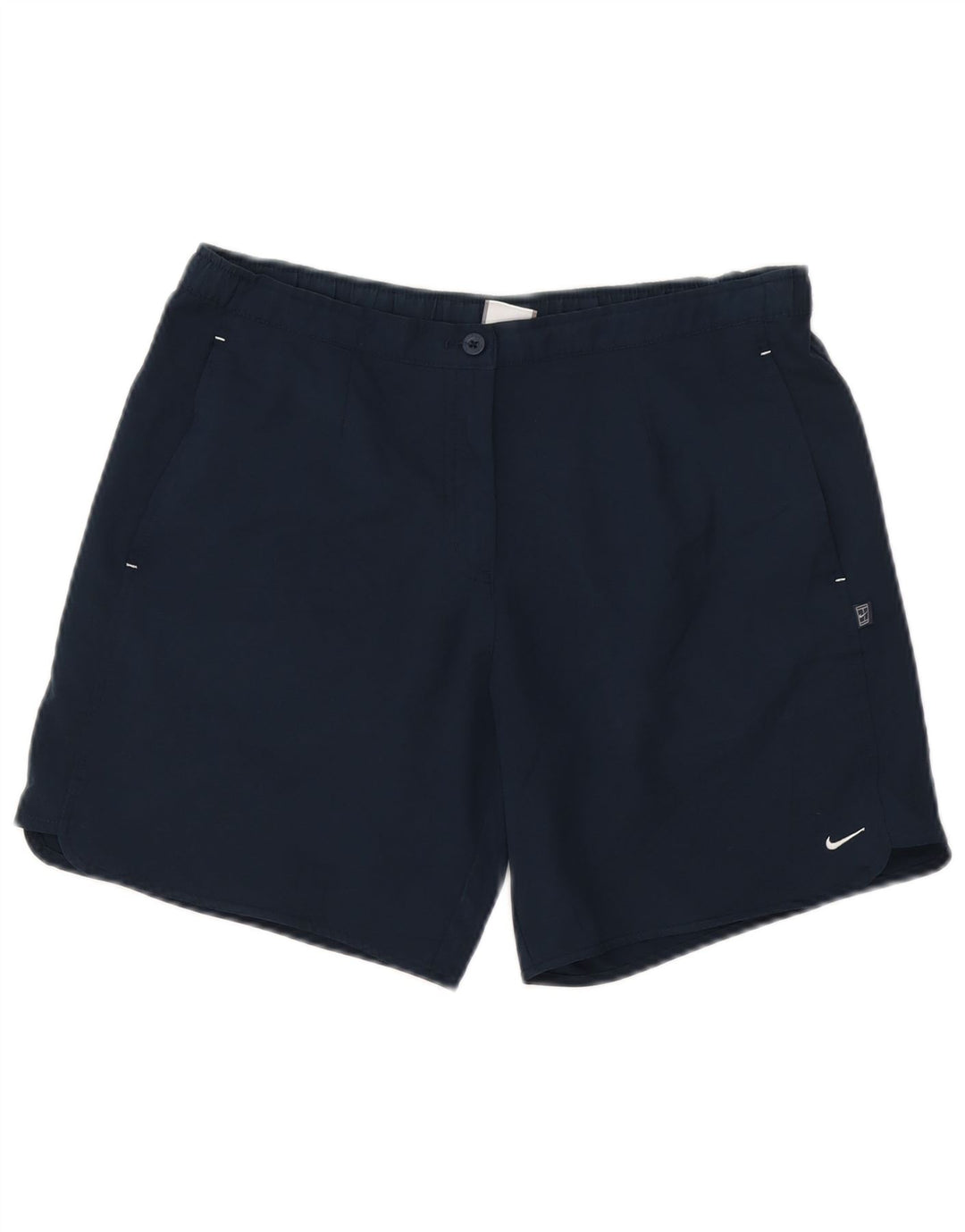 Pantaloncini casual da donna Nike Small W27 blu navy in poliestere