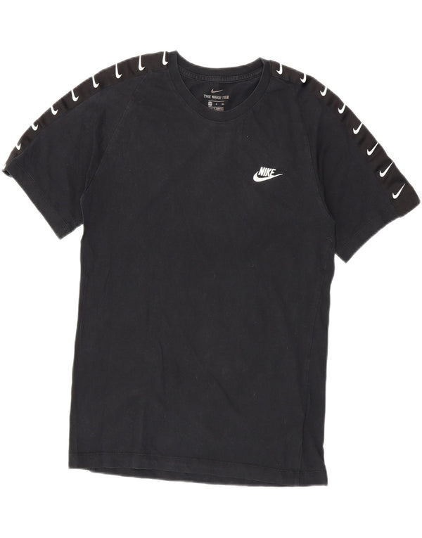 T-shirt grafica da uomo Nike Top Small in cotone nero