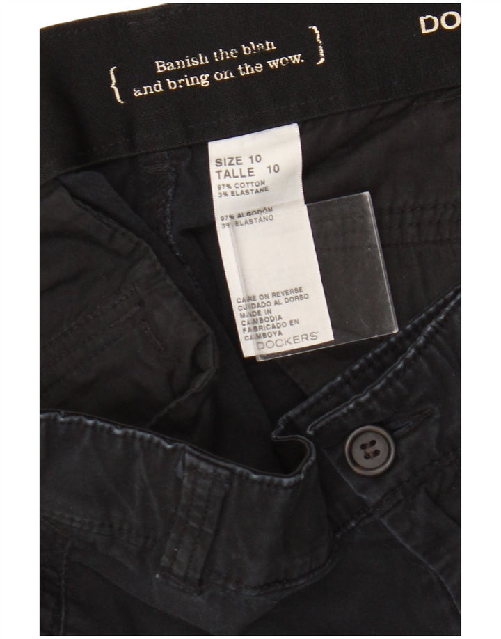 Bermuda da donna Dockers US 10 Large W32 in cotone blu navy