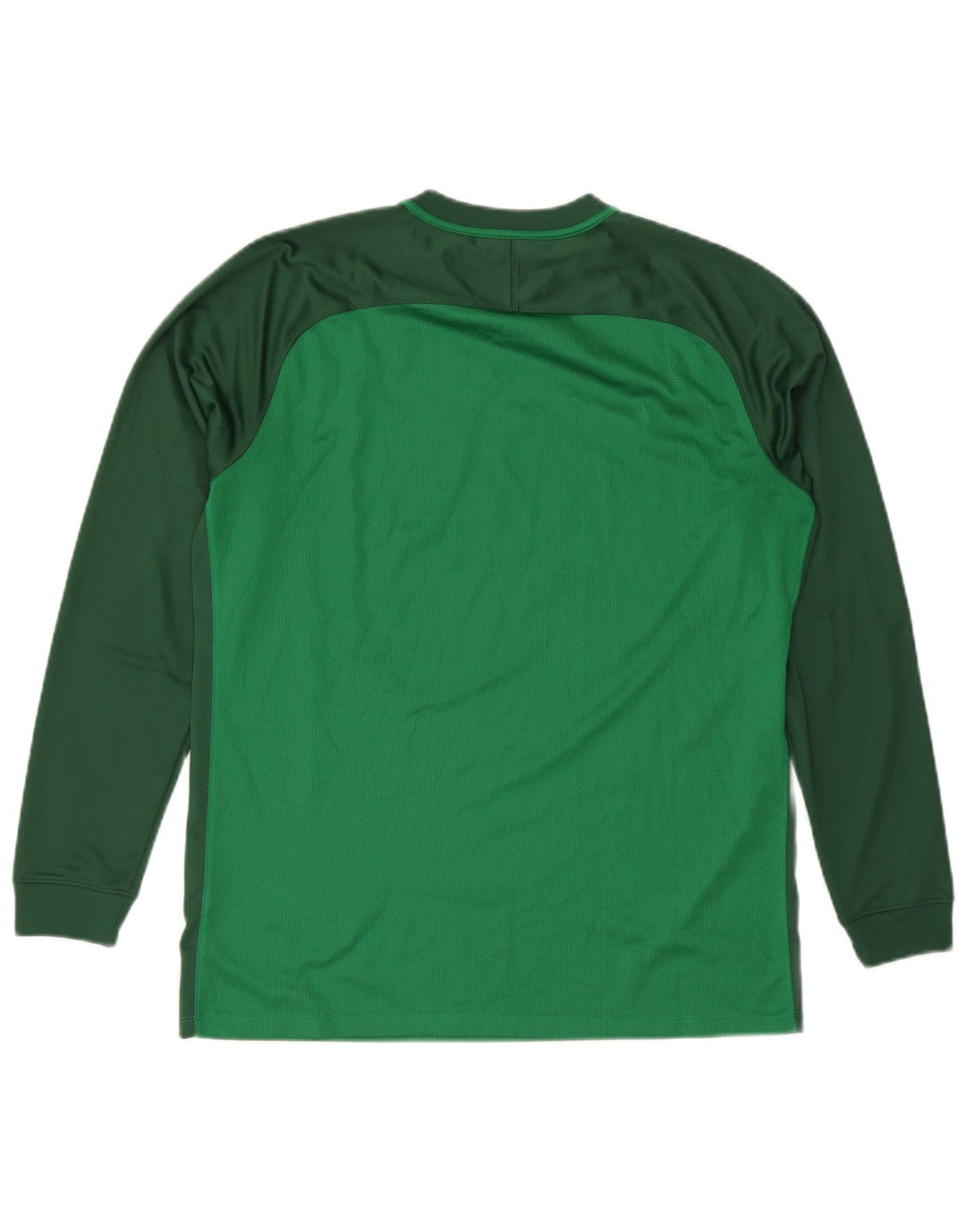 Maglia Nike Dri Fit da uomo a maniche lunghe XL verde color block