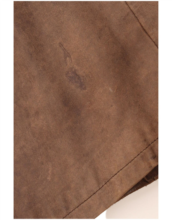 Cappotto in pelle da uomo PIERCE ARROW EU 54 2XL Marrone