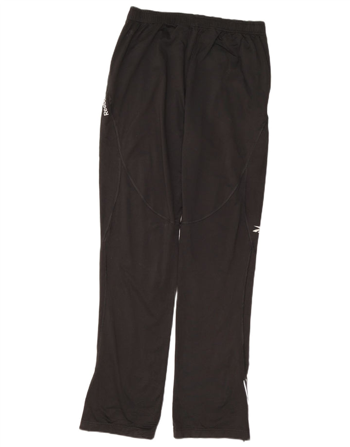 Pantaloni da tuta REEBOK da uomo piccoli in poliestere nero