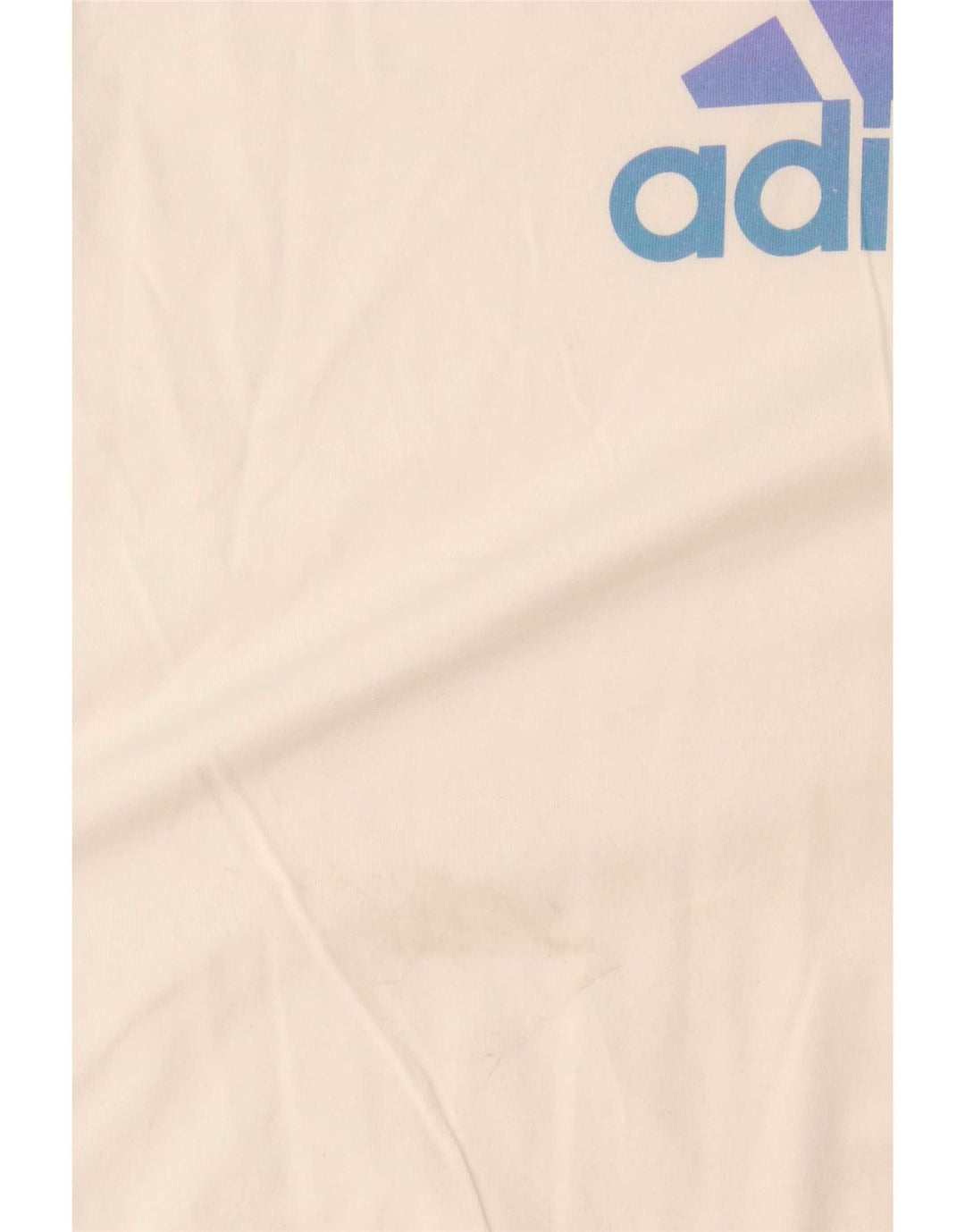 T-shirt grafica da uomo Adidas Top XL in cotone bianco