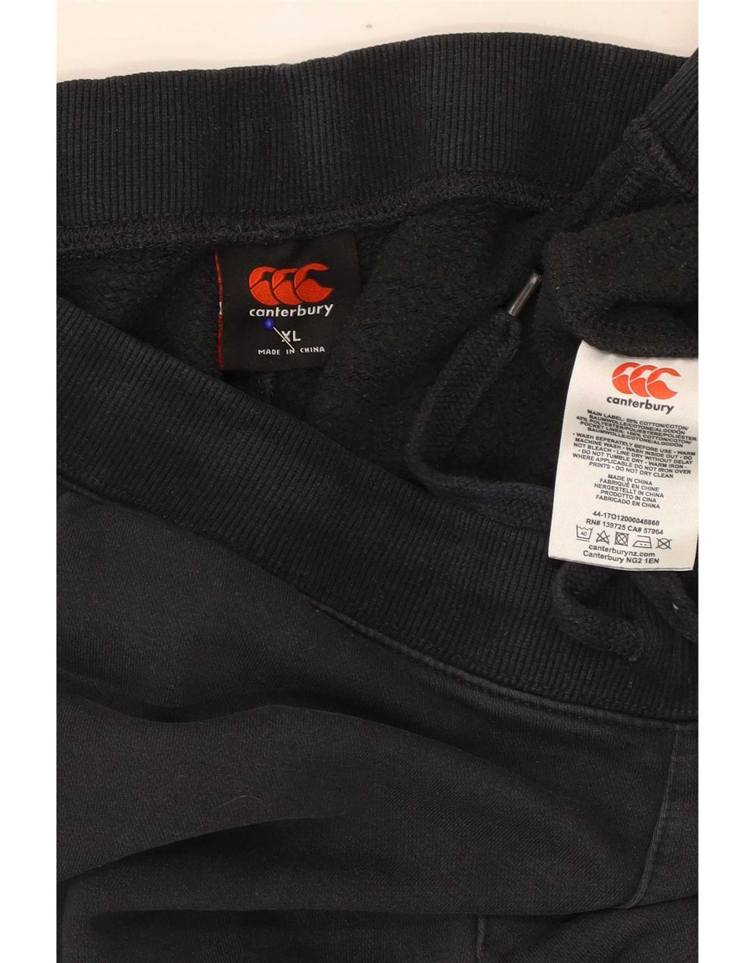 Pantaloni da tuta da uomo Canterbury XL in cotone blu navy