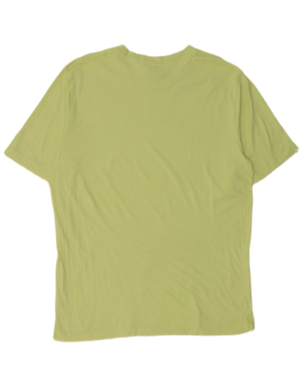 T-shirt grafica da uomo CHAMPION Top 2XL cotone verde