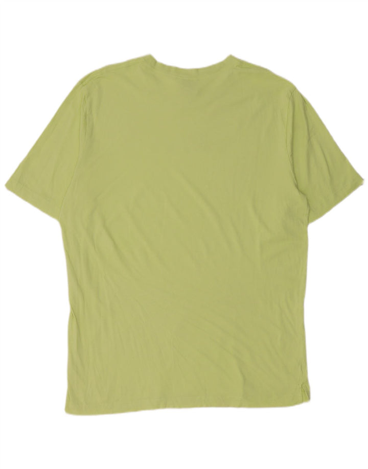 T-shirt grafica da uomo CHAMPION Top 2XL cotone verde