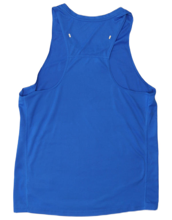Canottiera grafica Adidas Aeroready da uomo in poliestere blu medio