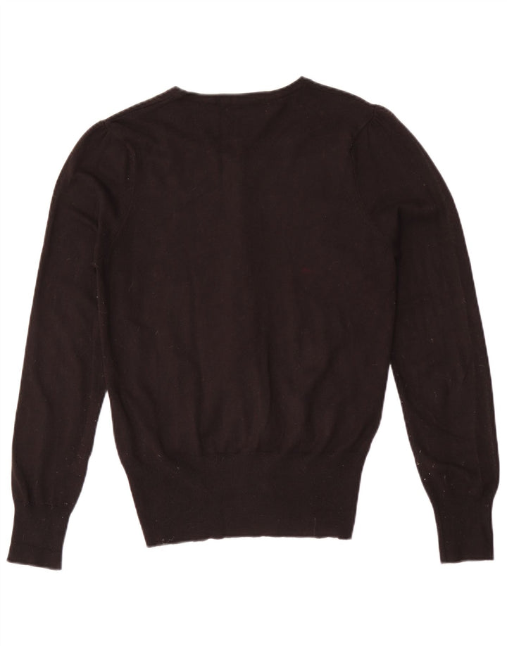 Maglione cardigan da donna Marks & Spencer UK 8 piccolo nero
