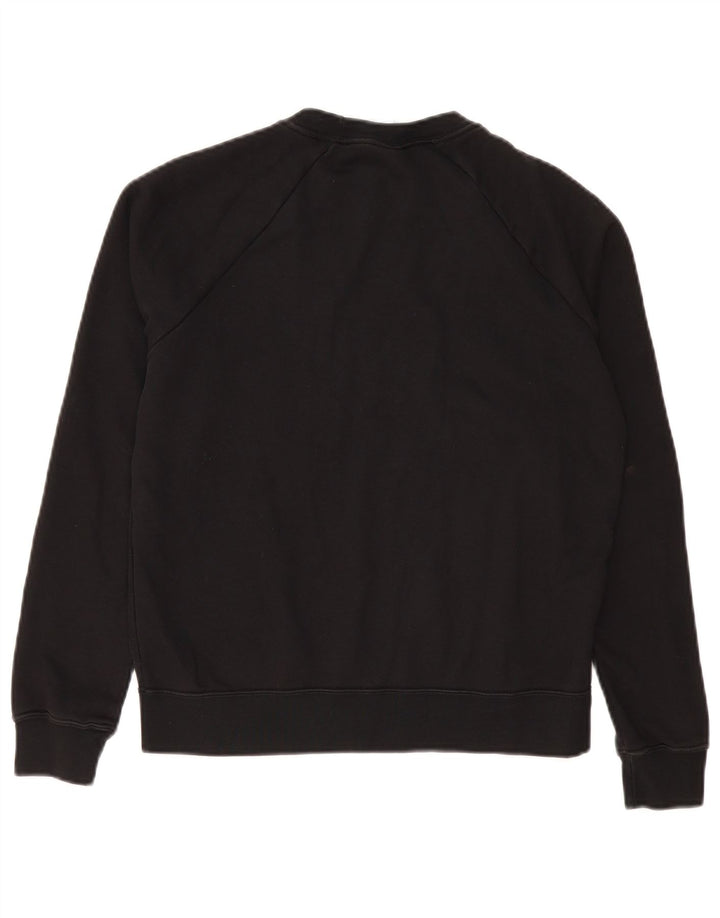 Felpa oversize da donna Nike UK 10 piccola in cotone nero