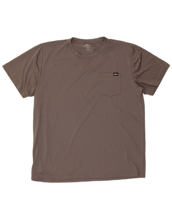 Dickies T-shirt alta da uomo Top 2XL Poliestere grigio