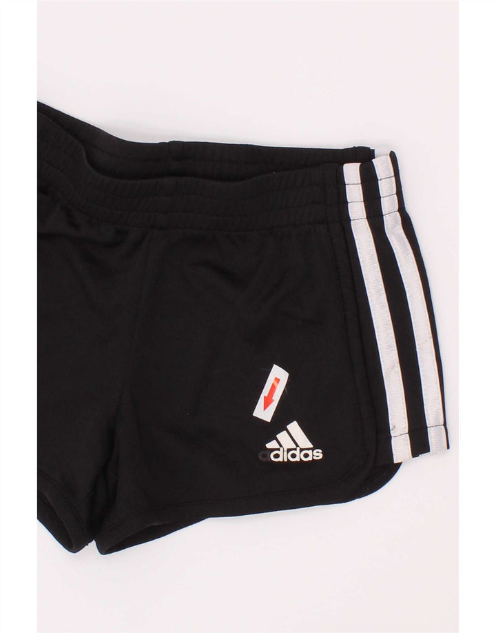 Pantaloncini sportivi Adidas bambina 3-4 anni in poliestere nero