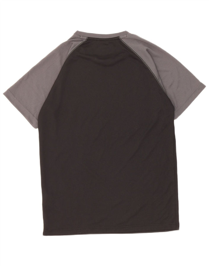 T-shirt da uomo Mountain Warehouse Top in poliestere color block medio nero