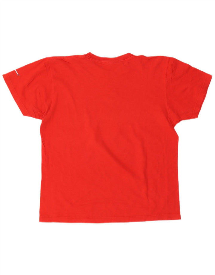 CHAMPION T-shirt da uomo Top grande in cotone rosso