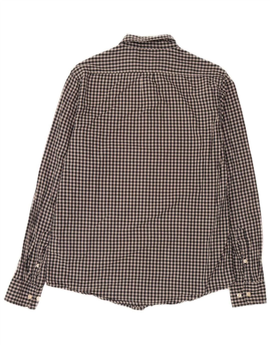 Camicia da uomo Lee in cotone a quadretti nero medio
