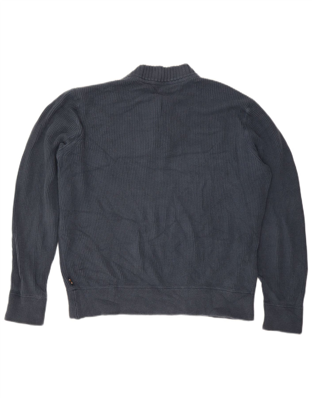 EDDIE BAUER Maglione girocollo da uomo grande in cotone blu navy