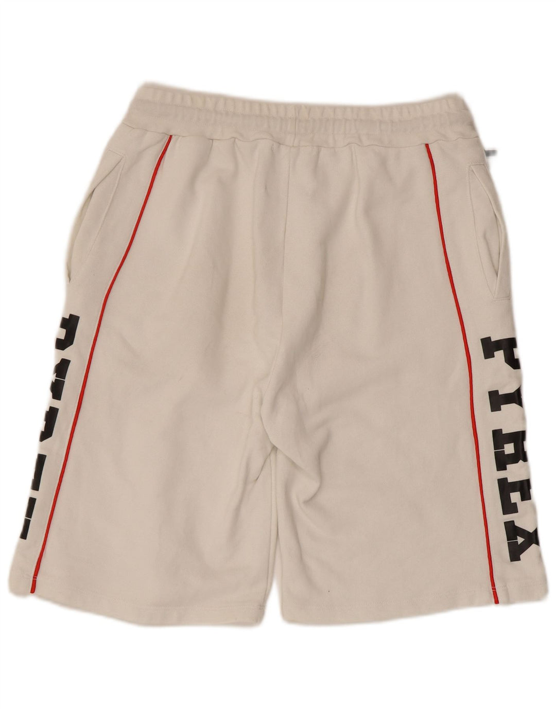 Pantaloncini sportivi grafici da uomo PYREX cotone bianco medio