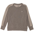 Felpa da donna Adidas Jumper UK 12/14 Cotone grigio medio