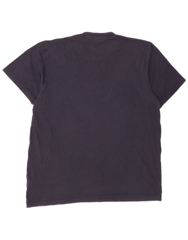 T-shirt grafica da uomo Adidas Top XL Blu navy