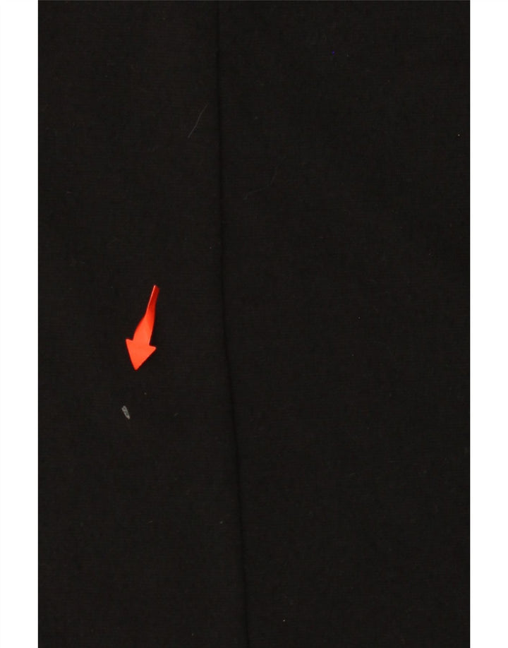 Abito T-shirt oversize da donna ZARA UK 14 medio nero poliestere