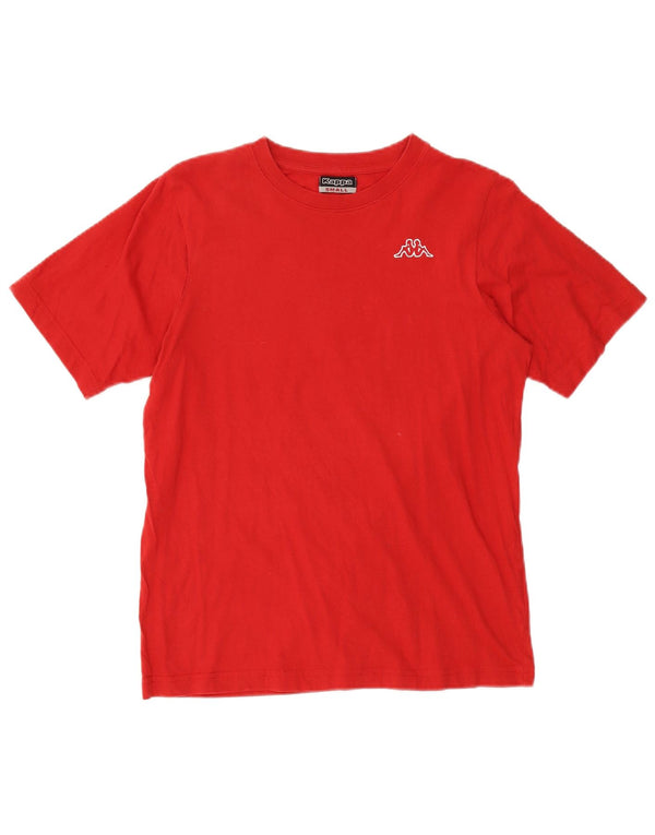 Kappa Mens T-Shirt Top Small Red Cotton