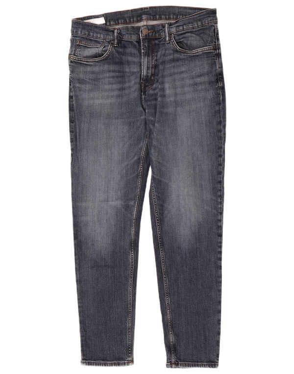 Jeans slim da uomo Zara EU 46 XL W36 L30 cotone blu