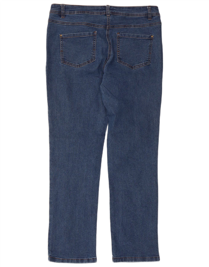 Jeans slim da donna M&Co UK 12 medio W34 L28 cotone blu