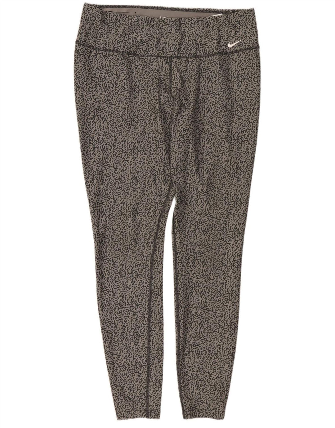 Leggings Dri Fit da donna NIKE UK 18 XL Poliestere con stampa animalier grigio