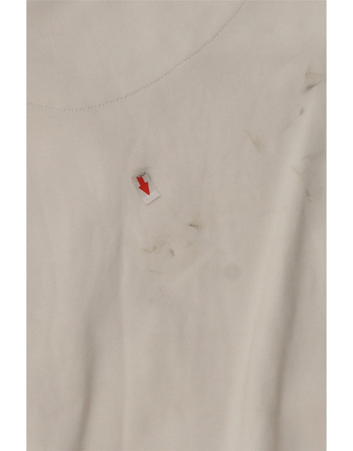 Felpa grafica da uomo Diesel Jumper XL in cotone bianco