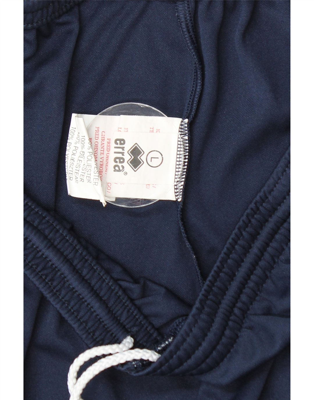 Pantaloncini sportivi da uomo Errea grandi in poliestere blu navy