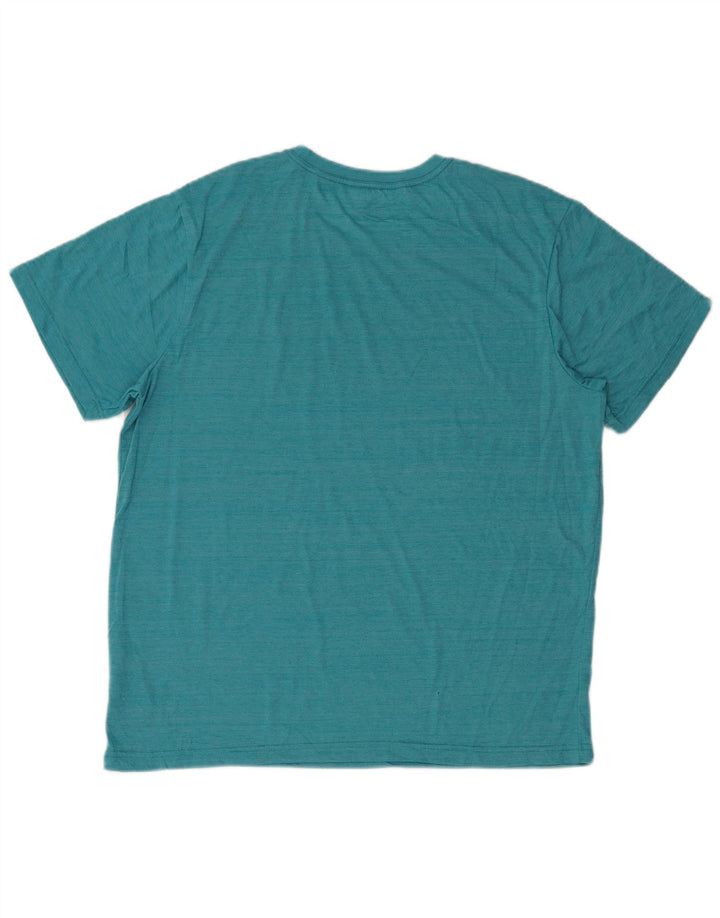 T-shirt da uomo Hurley Top XL poliestere screziato turchese