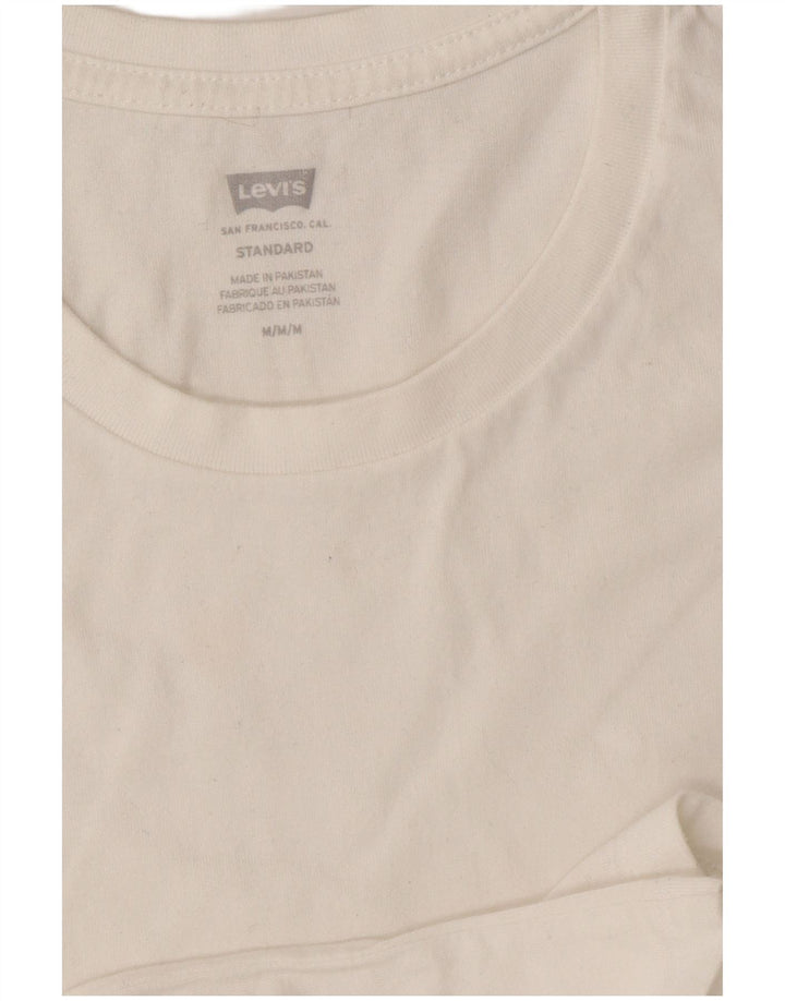 LEVI'S Mens Standard T-Shirt Top Medium White