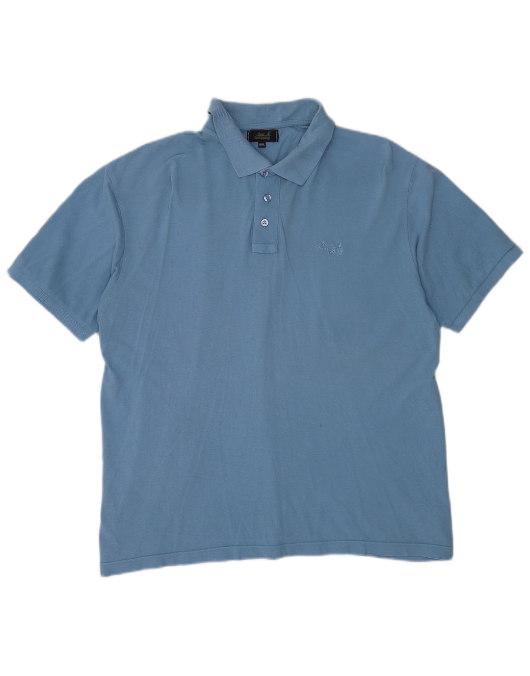 Polo da uomo Best Company 2XL in cotone blu