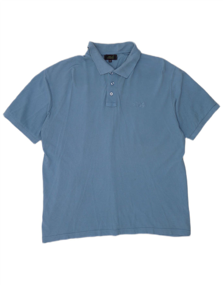 Polo da uomo Best Company 2XL in cotone blu