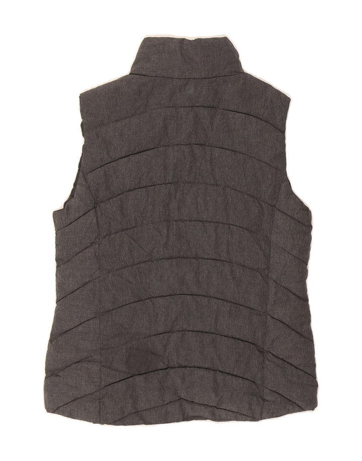 MOUNTAIN WAREHOUSE Womens Padded Gilet UK 12 Medium Grey Nylon Vintage Mountain Warehouse and Second-Hand Mountain Warehouse from Messina Hembry 