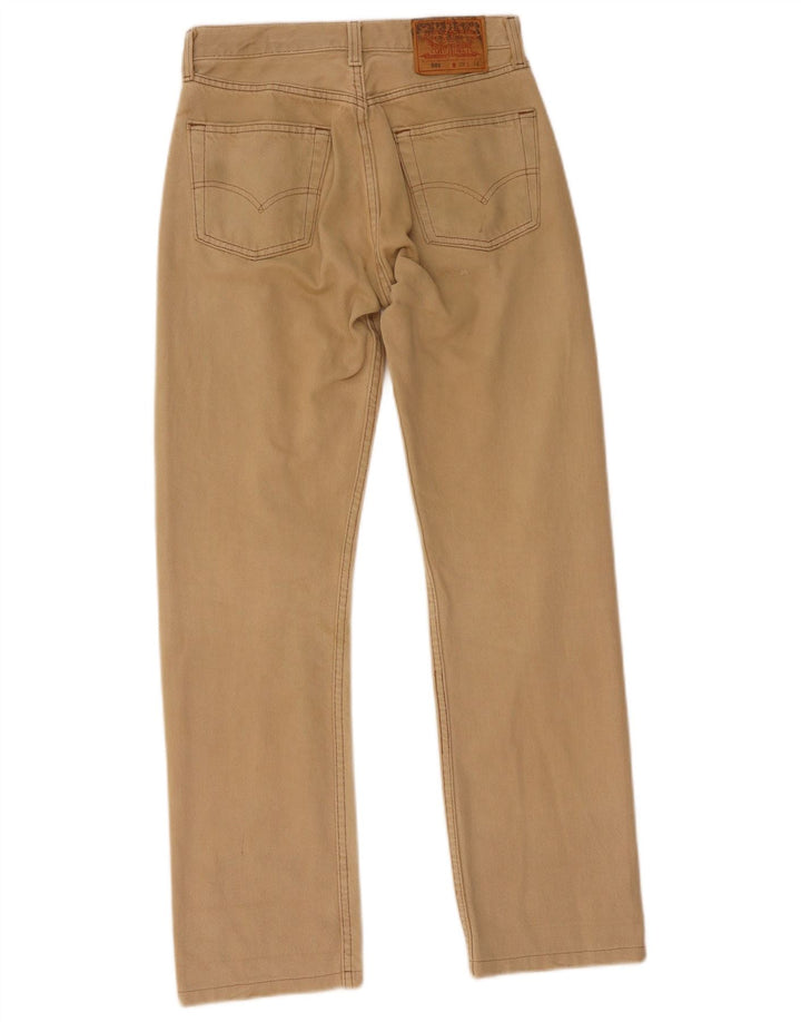Levi's Uomo 501 Jeans dritti W28 L30 Beige