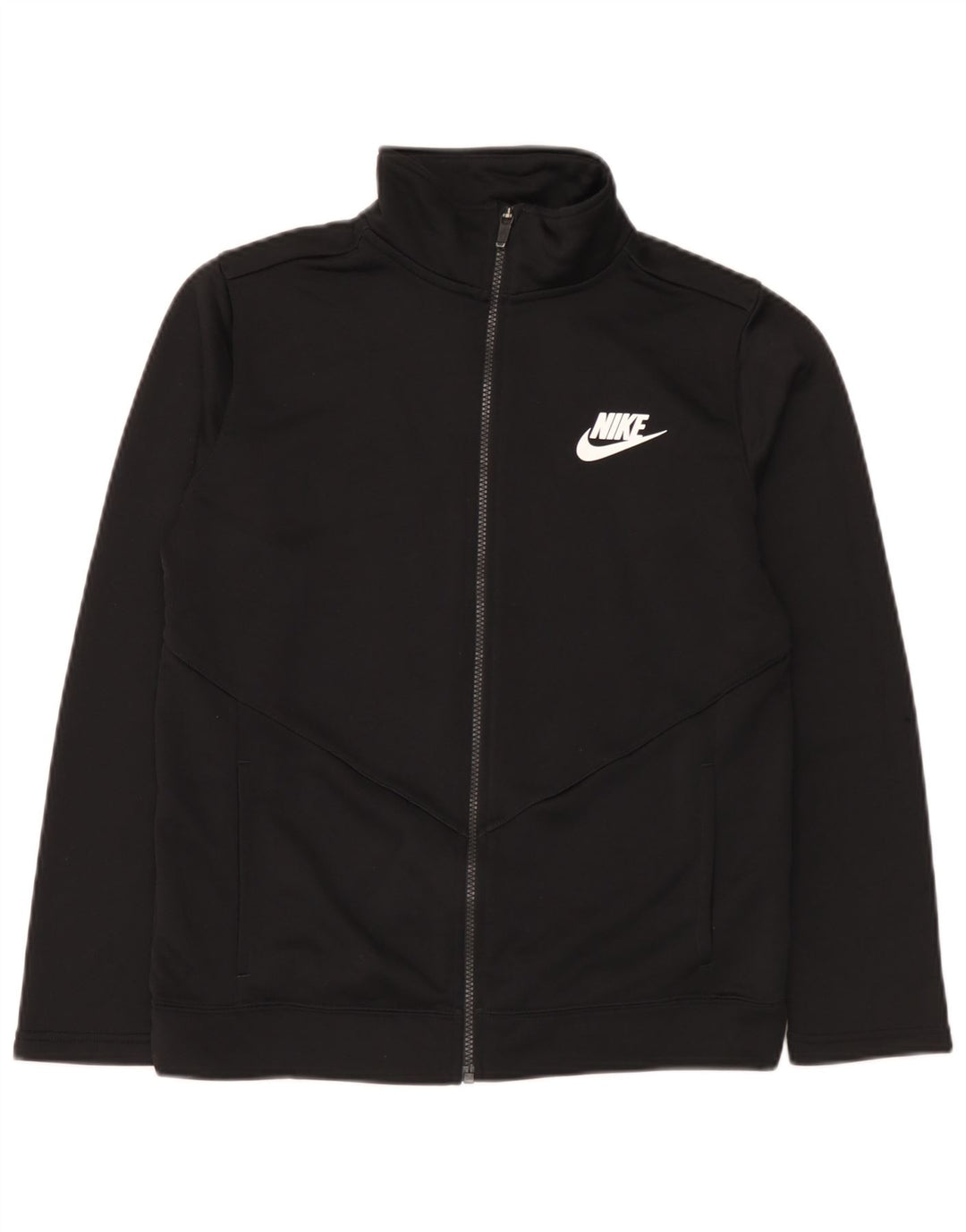 Giacca superiore della tuta da ragazzo Nike 13-14 anni XL poliestere nero