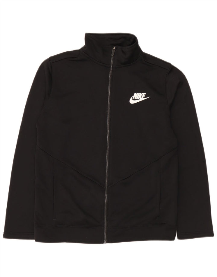 Giacca superiore della tuta da ragazzo Nike 13-14 anni XL poliestere nero