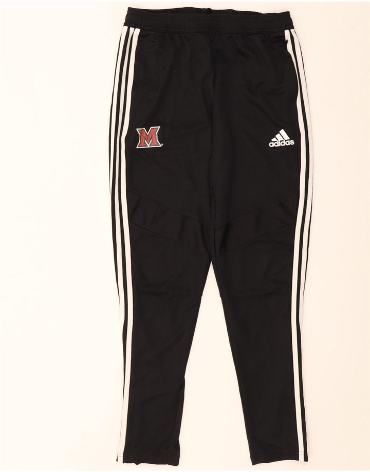 Pantaloni da tuta Adidas Aeroready da uomo UK 14 Medium Nero Poliestere