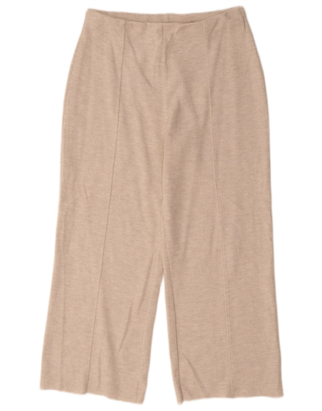 Pantaloni da tuta da donna Zara a gamba larga UK 12 Beige medio