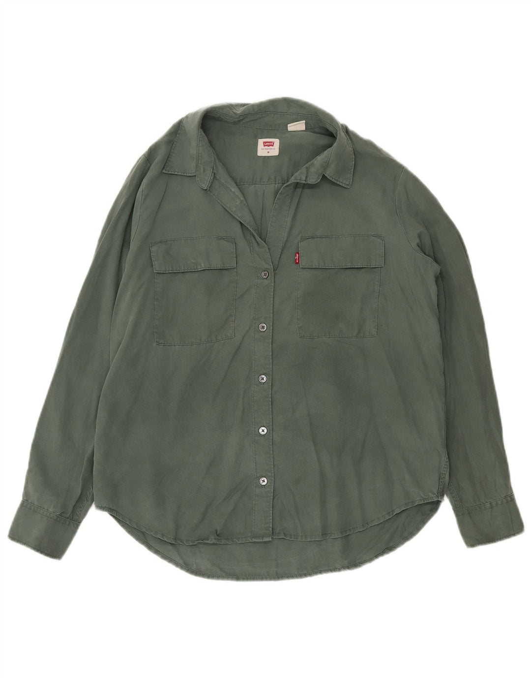 Maglietta da donna LEVI'S UK 14 Lyocell verde medio