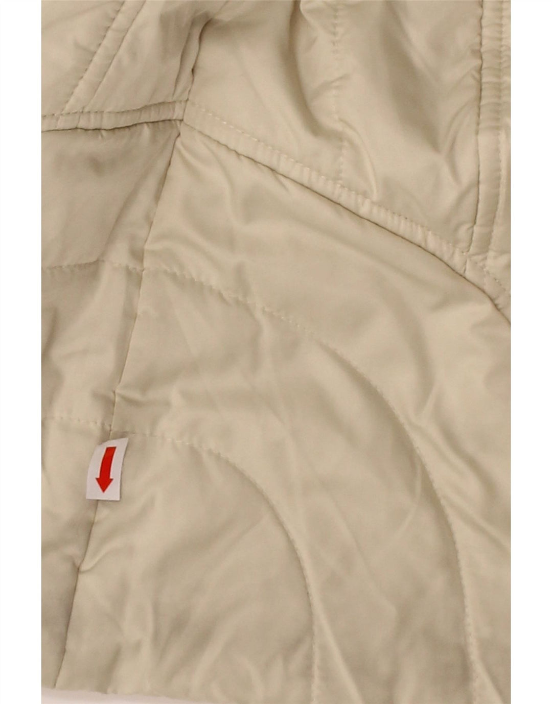 HOBBS Womens Padded Jacket UK 8 Small Off White Polyester