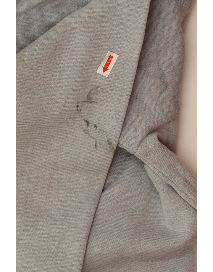 UNDER ARMOUR Boys Hoodie Jumper 9-10 Years Medium Blue Cotton Vintage Under Armour and Second-Hand Under Armour from Messina Hembry 