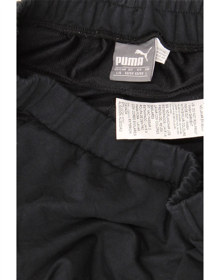 Pantaloni da tuta da uomo PUMA grandi in cotone nero