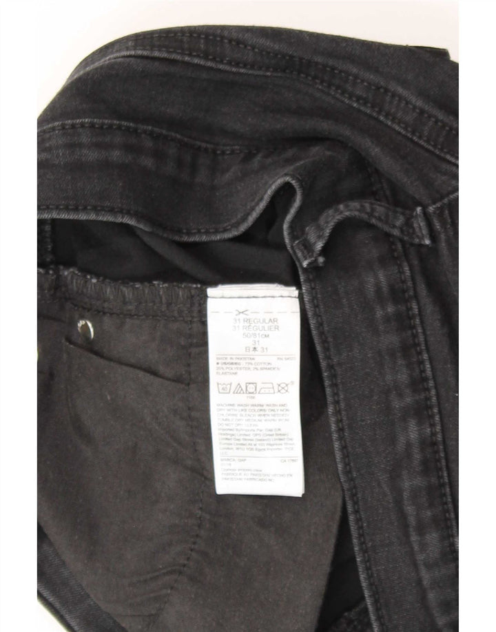Jeans dritti da donna Gap W31 L30 cotone nero