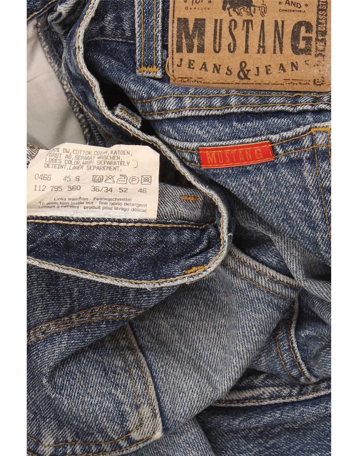 Jeans slim da uomo Mustang W36 L34 cotone blu