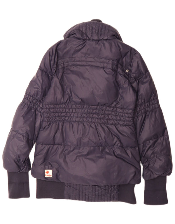 Giacca imbottita da donna KHUJO UK 14 Large Blu Navy in poliammide