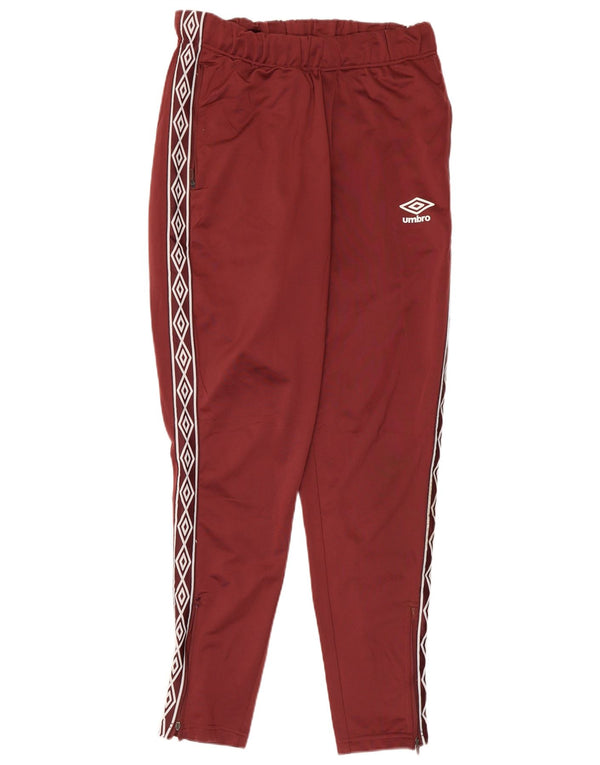Pantaloni da tuta con grafica Umbro da donna UK 14 poliestere marrone medio medio