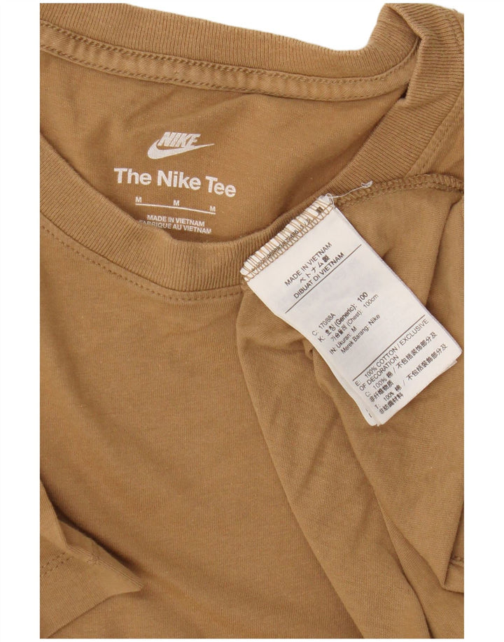 T-shirt da uomo Nike Top in cotone beige medio