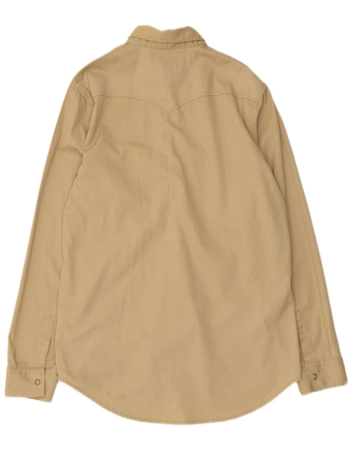 Camicia da uomo Regular Fit Calvin Klein XL Beige Poliestere