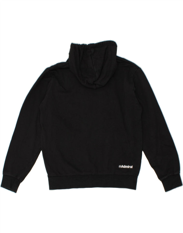Maglione con cappuccio grafico da uomo ADMIRAL medio nero